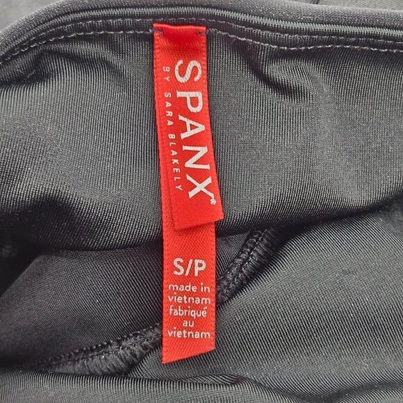 Spanx Ready To Wow Faux Leather Legging Black Women's Size S Minimalist Party - Picture 6 of 11